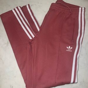 Adidas Track Pants Dusty Rose